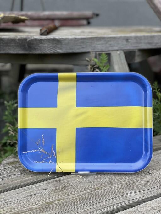 Frukostbricka Svenska Flaggan