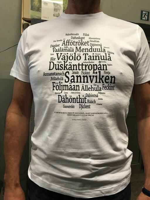 T-Shirt med Sannviksmål
