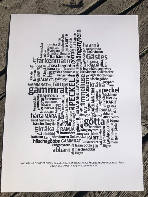 Poster Ångermanlänska