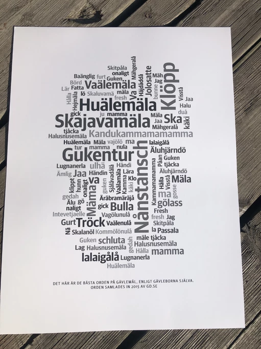 Poster Gävlemål